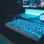 white computer keyboard